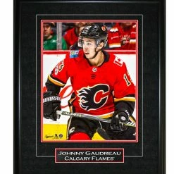 FRAMEWORTH JOHNNY GAUDREAU CALGARY FLAMES FRAMED 8X10 PRINT
