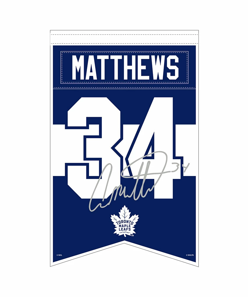 Mustang AUSTON MATTHEWS TORONTO MAPLE LEAFS PLAYER BANNER 1 Mustang AUSTON MATTHEWS TORONTO MAPLE LEAFS PLAYER BANNER