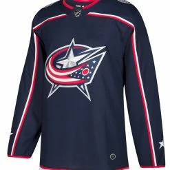 ADIDAS AUTHENTIC PRO COLUMBUS BLUE JACKETS NAVY HOME JERSEY