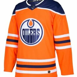 ADIDAS AUTHENTIC PRO EDMONTON OILERS ORANGE HOME JERSEY
