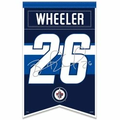 Mustang BLAKE WHEELER WINNIPEG JETS PLAYER BANNER