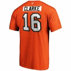 BOBBY CLARKE PHILADELPHIA FLYERS FANATICS ADULT HERITAGE T SHIRT