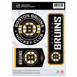 Mustang BOSTON BRUINS 8" X 11" DECAL SET