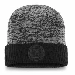 BOSTON BRUINS FANATICS MEN'S AUTHENTIC PRO BLACK ICE BEANIE CUFF TOQUE