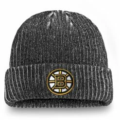BOSTON BRUINS FANATICS MEN'S RINKSIDE CUFFED BEANIE TOQUE