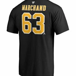 BRAD MARCHAND BOSTON BRUINS FANATICS MEN'S NAME AND NUMBER T SHIRT