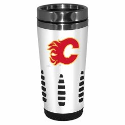 Mustang CALGARY FLAMES 16OZ HUNTSVILLE TRAVEL MUG - WHITE