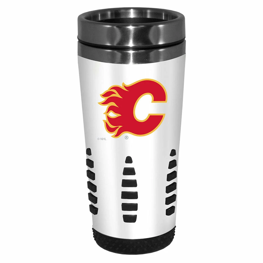 Mustang CALGARY FLAMES 16OZ HUNTSVILLE TRAVEL MUG - WHITE 1 Mustang CALGARY FLAMES 16OZ HUNTSVILLE TRAVEL MUG - WHITE