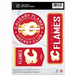 Mustang CALGARY FLAMES 8" X 11" DECAL SET