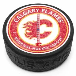 Mustang CALGARY FLAMES CENTRE ICE PUCK