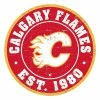 Mustang CALGARY FLAMES DISTRESSED WALL SIGN