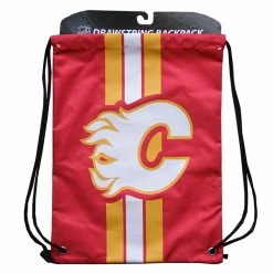KDI CALGARY FLAMES DRAWSTRING LOGO BAG