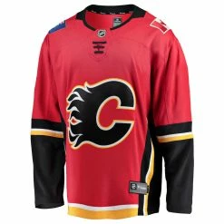 CALGARY FLAMES FANATICS BREAKAWAY MEN'S THIRD JERSEY