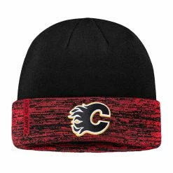 CALGARY FLAMES FANATICS MEN'S RINKSIDE CUFFED KNIT TOQUE