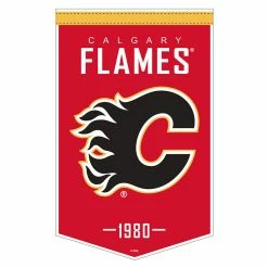 Mustang CALGARY FLAMES TEAM BANNER