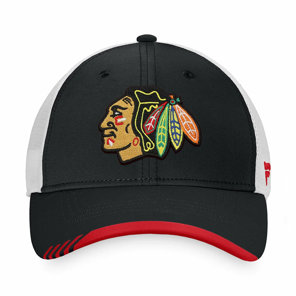 CHICAGO BLACKHAWKS FANATICS MEN'S AUTHENTIC PRO LOCKER ROOM ALTERNATE LOGO ADJUSTABLE MESH HAT 2 CHICAGO BLACKHAWKS FANATICS MEN'S AUTHENTIC PRO LOCKER ROOM ALTERNATE LOGO ADJUSTABLE MESH HAT - Image 2