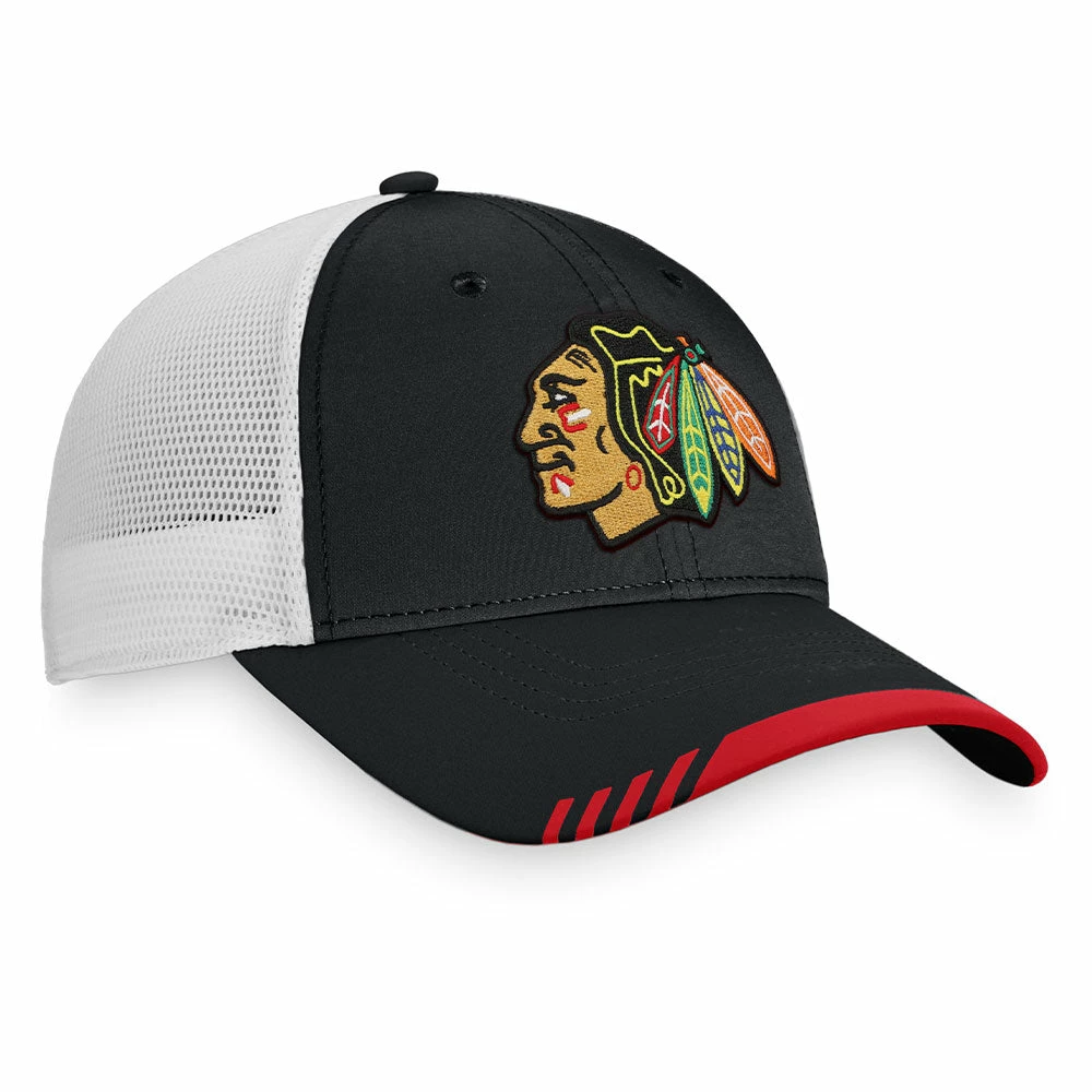 CHICAGO BLACKHAWKS FANATICS MEN'S AUTHENTIC PRO LOCKER ROOM ALTERNATE LOGO ADJUSTABLE MESH HAT 3 CHICAGO BLACKHAWKS FANATICS MEN'S AUTHENTIC PRO LOCKER ROOM ALTERNATE LOGO ADJUSTABLE MESH HAT - Image 3