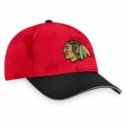 CHICAGO BLACKHAWKS FANATICS MEN'S AUTHENTIC PRO LOCKER ROOM FLEX HAT -Atlantic Division Shop CHICAGO BLACKHAWKS FANATICS MEN S AUTHENTIC PRO LOCKER ROOM FLEX HAT left