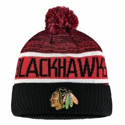 CHICAGO BLACKHAWKS FANATICS MEN'S RINKSIDE GOALIE CUFFED KNIT TOQUE