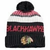 CHICAGO BLACKHAWKS FANATICS MEN'S RINKSIDE GOALIE POM BEANIE TOQUE