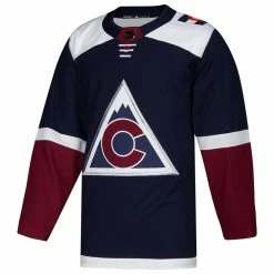 COLORADO AVALANCHE ADIDAS ADIZERO PRIMEGREEN AUTHENTICN NAVY THIRD JERSEY