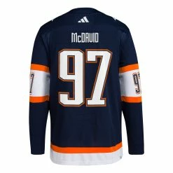 CONNOR MCDAVID EDMONTON OILERS ADIDAS ADIZERO PRIMEGREEN AUTHENTIC REVERSE RETRO 2.0 JERSEY