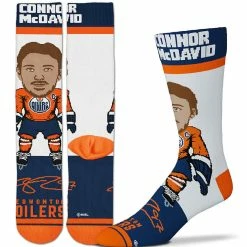 NSSI CONNOR MCDAVID EDMONTON OILERS ADULT SIGNING BONUS PLAYER SOCKS