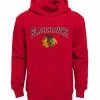 Outer Stuff CHICAGO BLACKHAWKS KID'S FADEOUT HOODIE