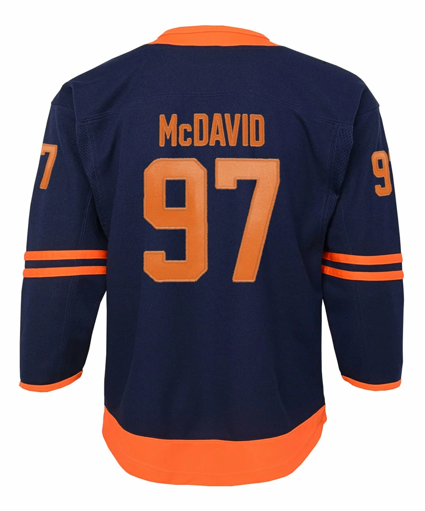 Outer Stuff CONNOR MCDAVID EDMONTON OILERS JUNIOR PREMIER THIRD JERSEY 1 Outer Stuff CONNOR MCDAVID EDMONTON OILERS JUNIOR PREMIER THIRD JERSEY