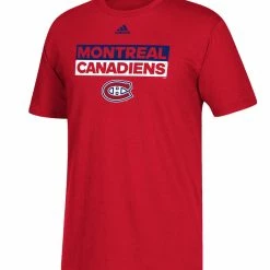 MONTREAL CANADIENS ADIDAS MEN'S ADI BOX T SHIRT