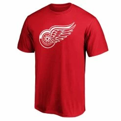 DETROIT RED WINGS FANATICS ADULT PRIMARY LOGO SHIRT