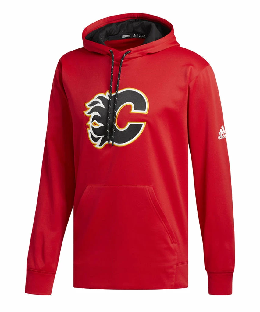 CALGARY FLAMES ADIDAS MEN'S PULLOVER HOODIE 1 CALGARY FLAMES ADIDAS MEN'S PULLOVER HOODIE