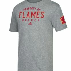 CALGARY FLAMES ADIDAS MEN'S VINTAGE PROPERTY T SHIRT