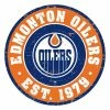 Mustang EDMONTON OILERS DISTRESSED WALL SIGN