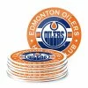 Mustang EDMONTON OILERS TEAM STRIPE COASTER - 8 PACK