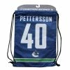 KDI ELIAS PETTERSSON VANCOUVER CANUCKS PLAYER DRAWSTRING LOGO BAG