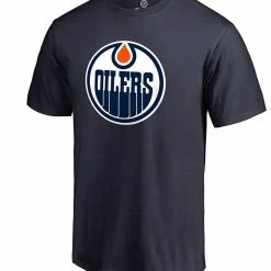 EDMONTON OILERS FANATICS MEN'S PRIMARY LOGO T SHIRT