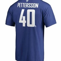 ELIAS PETTERSSON VANCOUVER CANUCKS FANATICS MEN'S NAME AND NUMBER T SHIRT