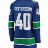 FANATICS BREAKAWAY ELIAS PETTERSSON VANCOUVER CANUCKS WOMEN'S HOME JERSEY