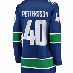 FANATICS BREAKAWAY ELIAS PETTERSSON VANCOUVER CANUCKS WOMEN'S HOME JERSEY