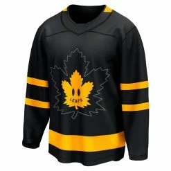 FANATICS TORONTO MAPLE LEAFS AUSTON MATTHEWS BLACK THIRD ADULT BREAKAWAY JERSEY -Atlantic Division Shop FANATICS TORONTO MAPLE LEAFS AUSTON MATTHEWS BLACK THIRD ADULT BREAKAWAY JERSEY REVERSE