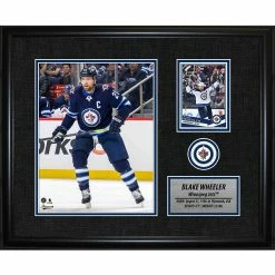 FRAMEWORTH BLAKE WHEELER WINNIPEG JETS FRAMED PHOTOCARD PRINT