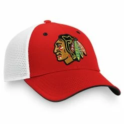 FANATICS CHICAGO BLACKHAWKS MEN'S PRIMARY LOGO HAT -Atlantic Division Shop Fanatics Chicago Blackhawks Primary Logo Hat Right