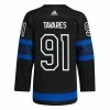 JOHN TAVARES TORONTO MAPLE LEAFS X DREW HOUSE ADIDAS ADIZERO PRIMEGREEN AUTHENTIC BLACK REVERSIBLE THIRD JERSEY