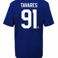 Outer Stuff JOHN TAVARES TORONTO MAPLE LEAFS YOUTH NAME AND NUMBER T SHIRT