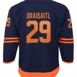 Outerstuff LEON DRAISAITL EDMONTON OILERS JUNIOR PREMIER THIRD JERSEY