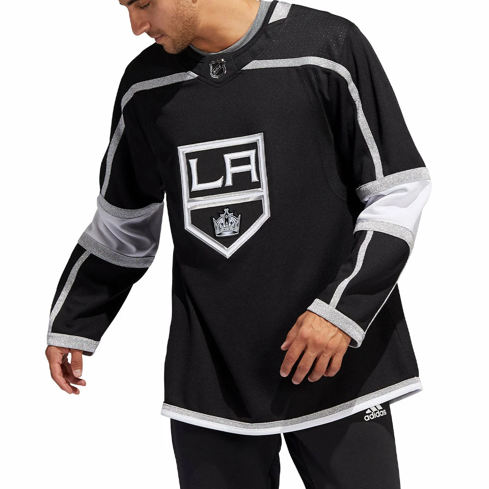LOS ANGELES KINGS ADIDAS ADIZERO PRIMEGREEN AUTHENTIC BLACK HOME JERSEY 2 LOS ANGELES KINGS ADIDAS ADIZERO PRIMEGREEN AUTHENTIC BLACK HOME JERSEY - Image 2