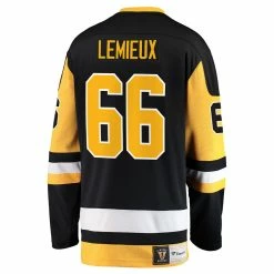 MARIO LEMIEUX PITTSBURGH PENGUINS FANATICS MEN'S HERITAGE BREAKAWAY JERSEY