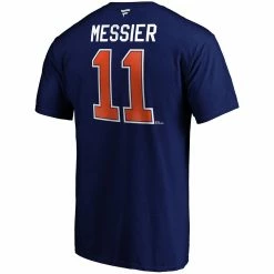 MARK MESSIER EDMONTON OILERS FANATICS ADULT HERITAGE T SHIRT
