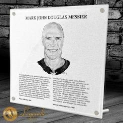 Mustang MARK MESSIER HOCKEY HALL OF FAME INDUCTION REPLICA PLAQUE